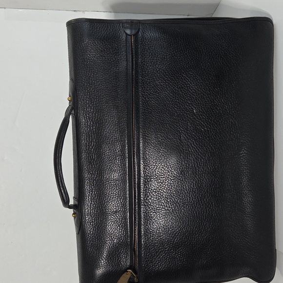 Vintage Chesneau Black Top Grain Leather Men's Briefcase - Picture 4 of 16